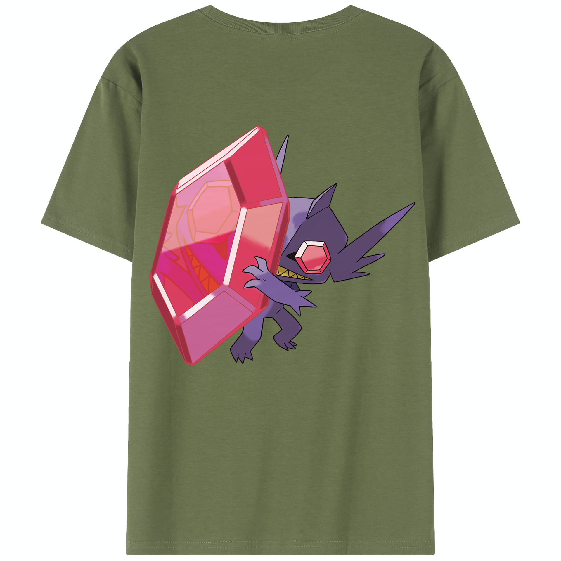（画像用） ポケットモンスター Pokémon 綿100％半袖Tシャツ（背面プリント）